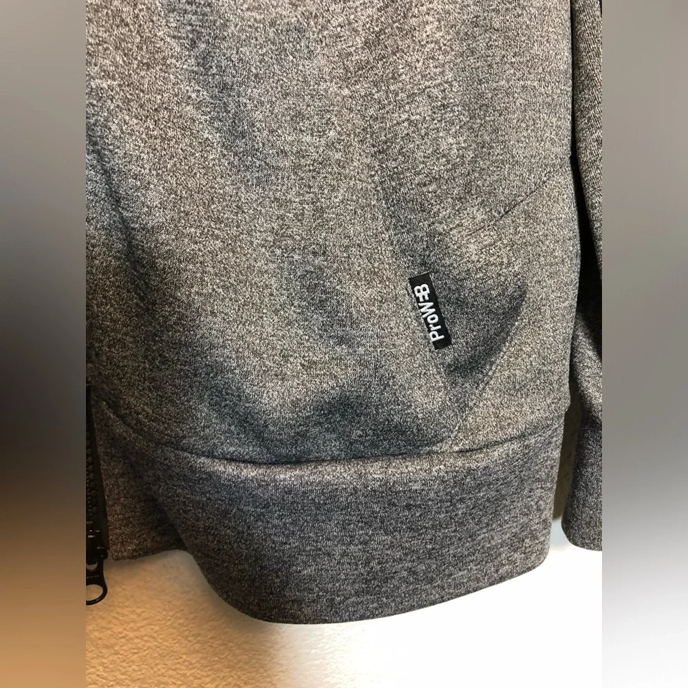 Spyder Active Men’s Full Zip Chest Pocket Jacket Gray Size M